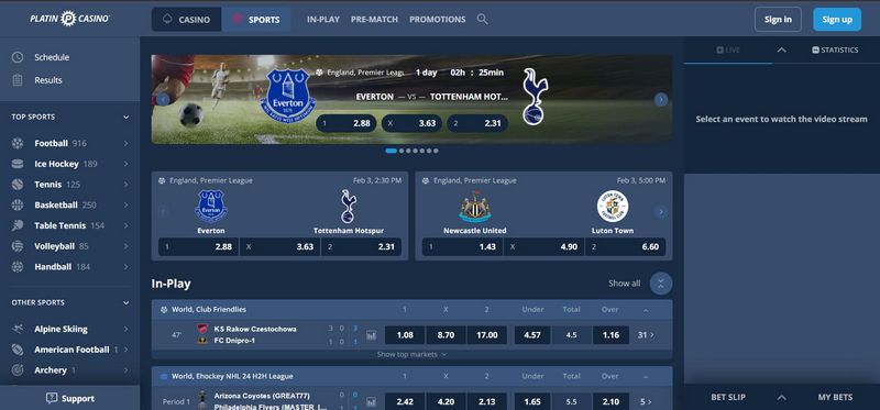 Reseña de PlatinCasino