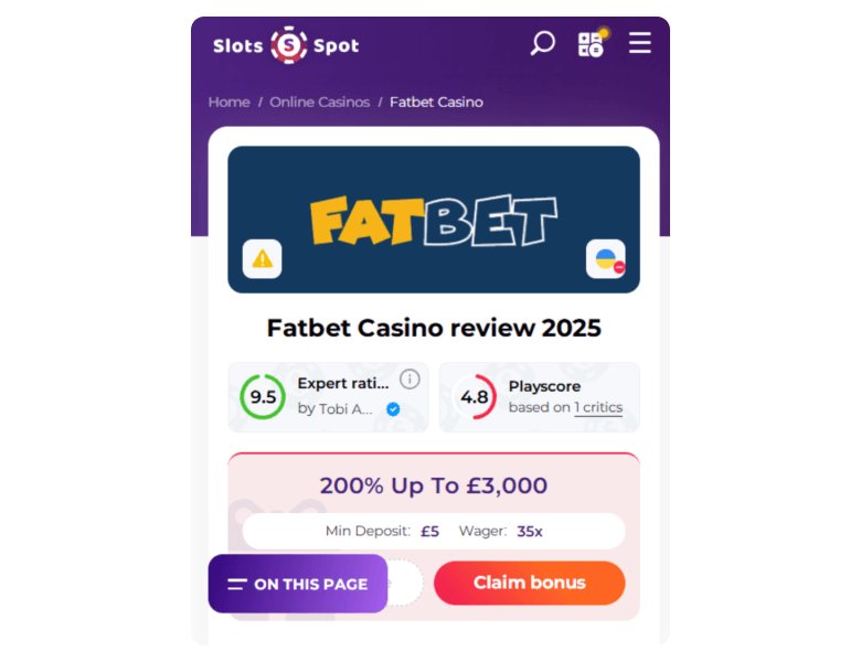 When Mark Tried the New Fatbet Casino in United Kingdom